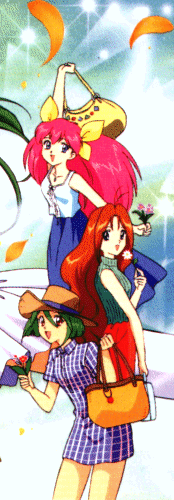 3 girls in a shopping frenzy