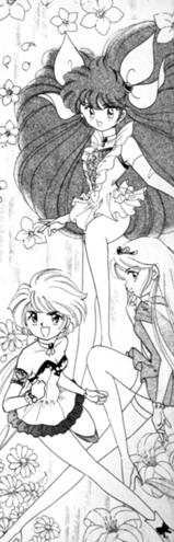 Three girls in battle dress (manga)