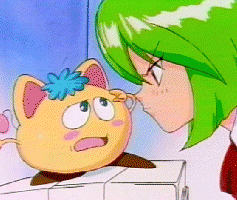 Hinagiku glaring at Jamapi