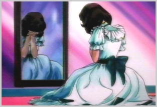 Fear and doubt overcome Nanako as soon as she is 
alone.