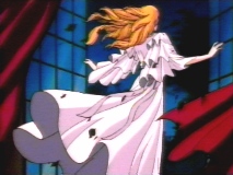 Fukiko angrily glares out into the night.